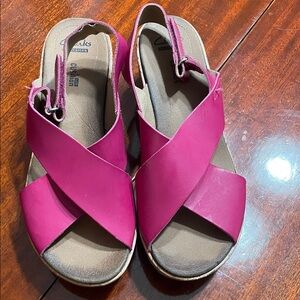 Clarks Stasha Hale wedge sandals